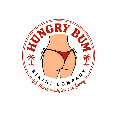 "Design a fun logo for the Hungry Bum Bikini Company clothing apparel." winning Brand starter pack
