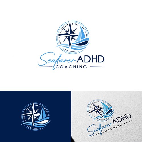 Abstract sailboat logo to evoke navigation and adventure Design by pixelamazers