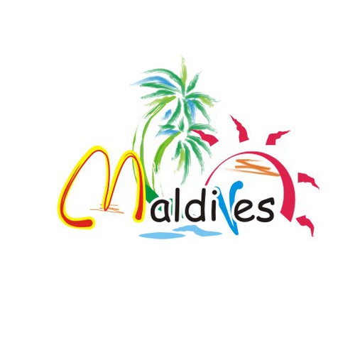 logo for Maldives Diseño de i-ddesign