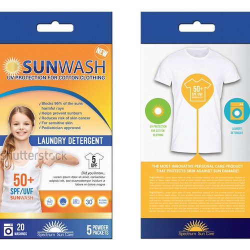 Create unique Sun Care packaging for children Design by AnaBash