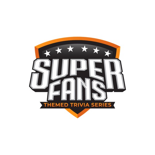 SUPER FANS Theme Trivia Series Logo Design by Jans...