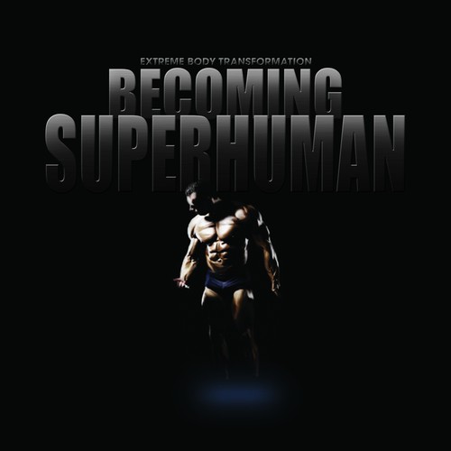"Becoming Superhuman" Book Cover Réalisé par fxfxfxfx