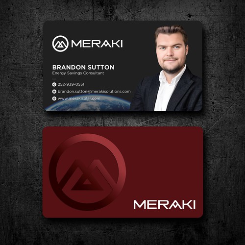 busness card Réalisé par Brandmaker artist