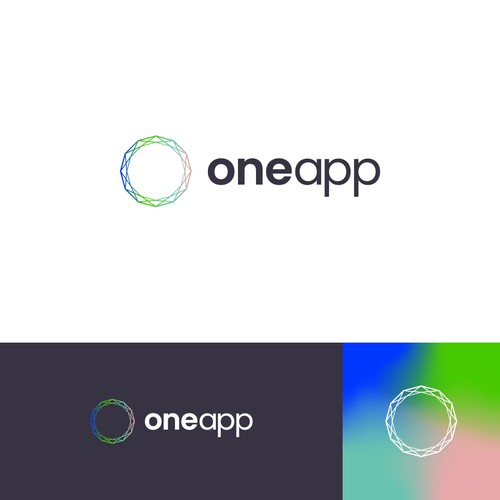 oneapp logo-ontwerp door cleverley23