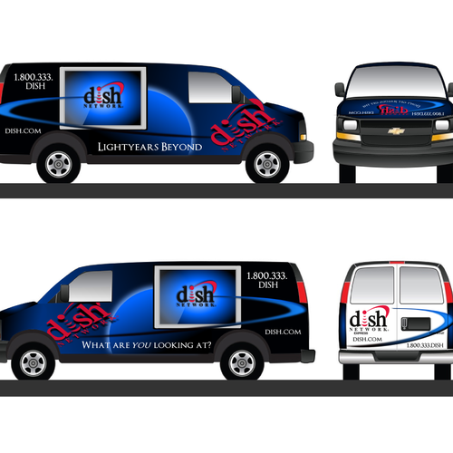 Diseño de V&S 002 ~ REDESIGN THE DISH NETWORK INSTALLATION FLEET de ShyLion Design