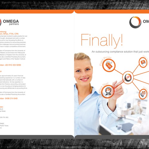 Brochure Design for an Outsourcing Company Design by Craig Steel