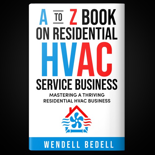 We need a powerful cover to a HVAC Business Operations Manual Réalisé par Shark Azer