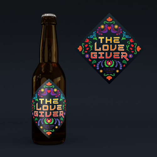 Beer **bottle** label Design by Han van Oss