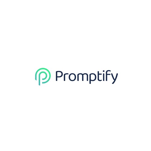 Modern, Simple and Sleek Logo for Promptify.com Design by designhatti