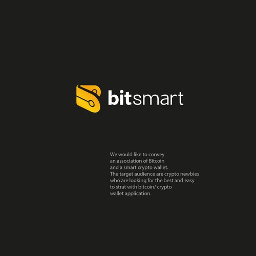 Design best logo for BitSmart crypto wallet app Design by rinsku