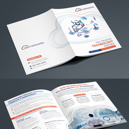 Technology Provider - Company Booklet Brochure Design by idea@Dotcom
