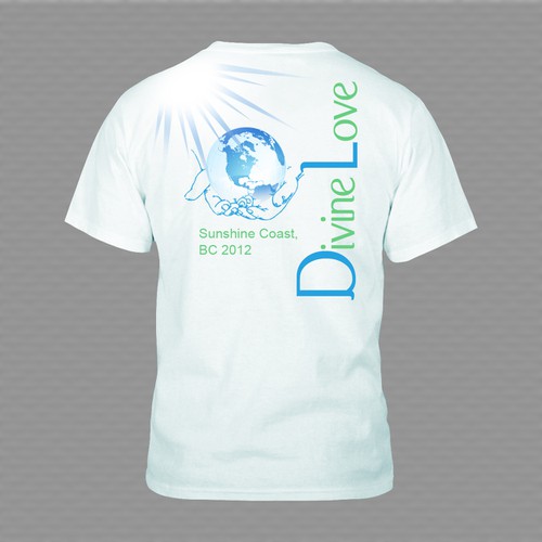 T-shirt design for a non-profit spiritual retreat. デザイン by D.Creations