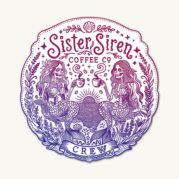 Sister Siren - Sticker Design