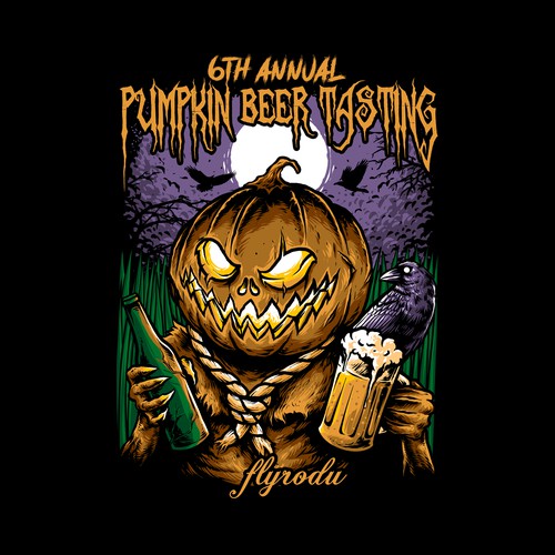 Pumpkin Beer Tasting Design by FeargodStudio