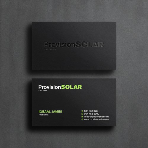 Solar Business Cards Design by Shila Rani Das