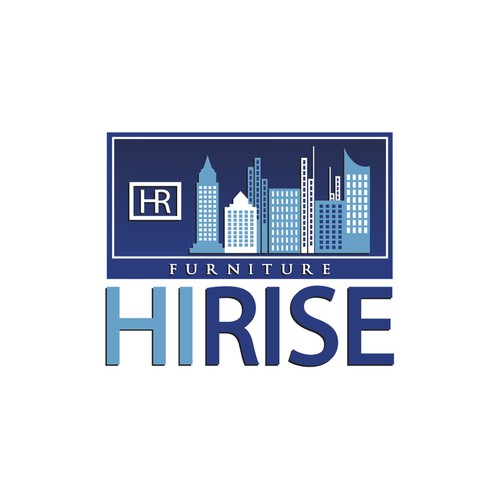 logo for Hi Rise Furniture Diseño de AlexandraMan