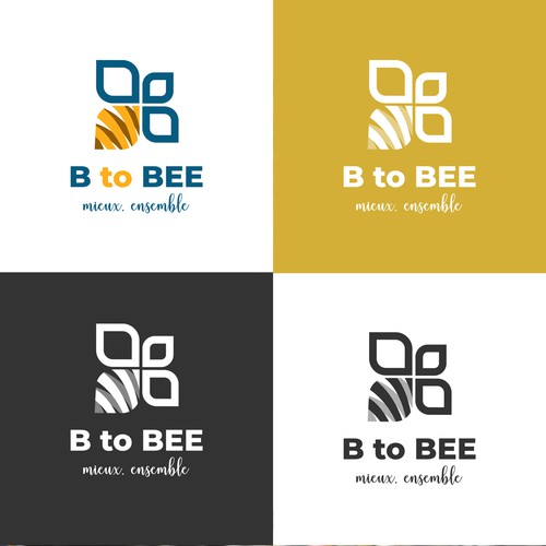 B to Bee - creative logo for a non profit connecting corporate and farmers Design by T2 Design