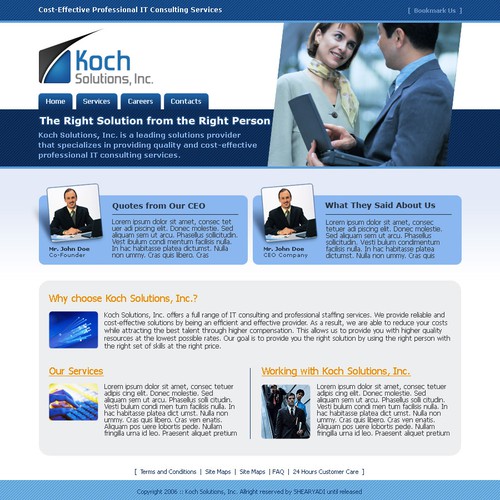 $500.00 Website template (Design only) Design by Shearyadi