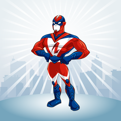 Design an Awesome Superhero Mascot for Insurance Firm Design by fredostyle