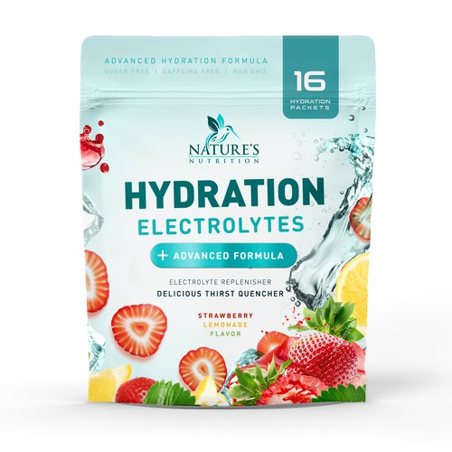 Refreshing Hydration Electrolytes Design Needed for Nature's Nutrition Design by a x i o m a ™