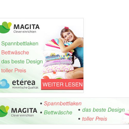 Proposta di design per un contest della categoria Web banner realizzata da Margo_prais