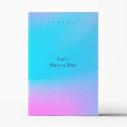 Minimalistic pinterest vibe for a self help journal cover Design by Trivuj