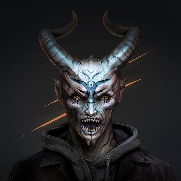 Design by Olesia H. titled "Demonic character"