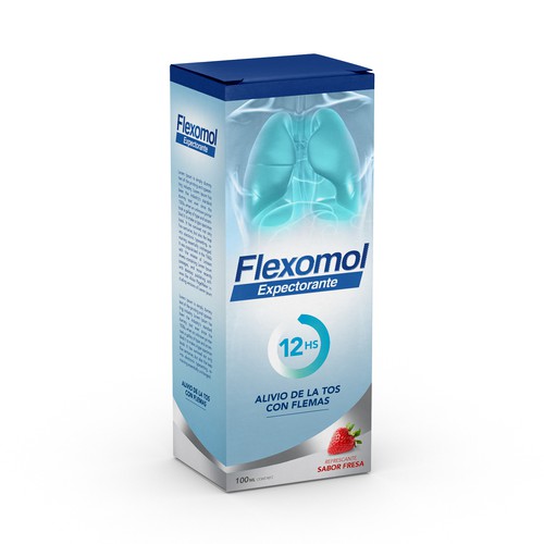 Llamativo empaque para FLEMOXOL Design by Nubia Design