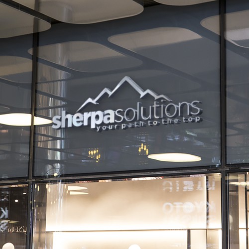 Create a powerful logo for Sherpa Solutions that will make people want to climb the career ladder Design by capadoci