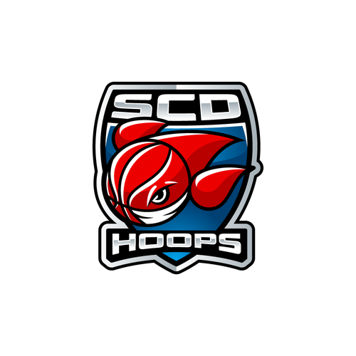 Basketball Logo for Team 'SCD Hoops' - Your Winning Logo Featured on Major Sports Network Design by xale