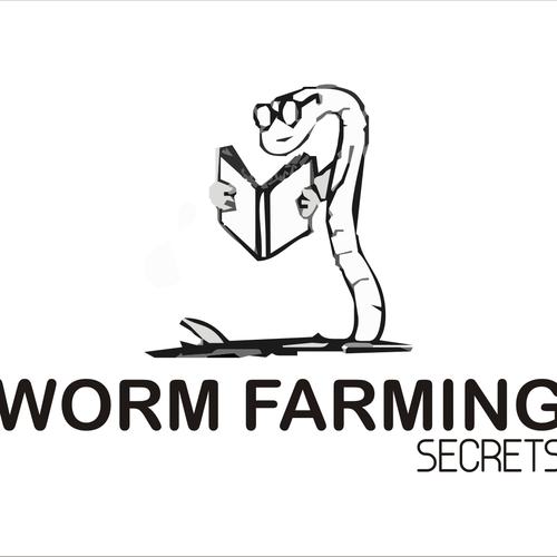 Worm Farming Secrets Logo 200 prize Logo design contest