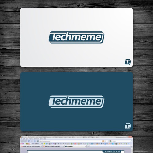 logo for Techmeme Diseño de amio