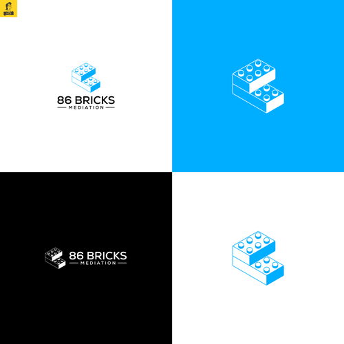 Lego-style bricks logo for Mediation and Coaching Business Design réalisé par AZS