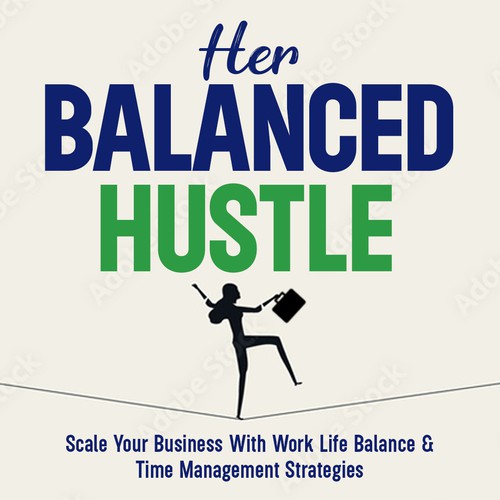 Her Balanced Hustle Cover Art Design by Zaisun