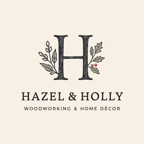 Handmade Woodworking and Home Décor Brand Design Design by Cute Panda Designs