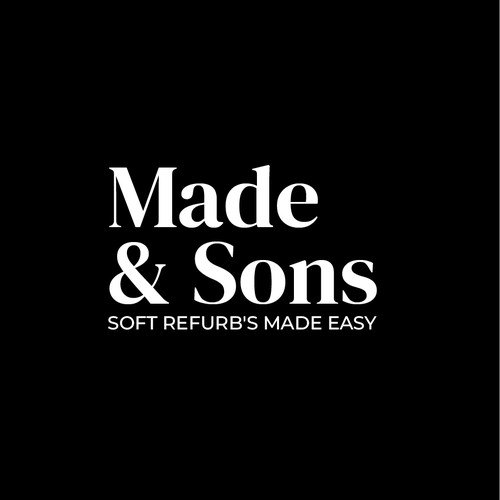 Luxury Meets Ease: Logo & Card Design for Made & Sons Design by Razades Studio