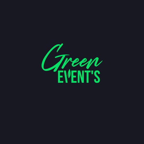 GREEN EVENT'S need his logo Diseño de tetrimistipurelina