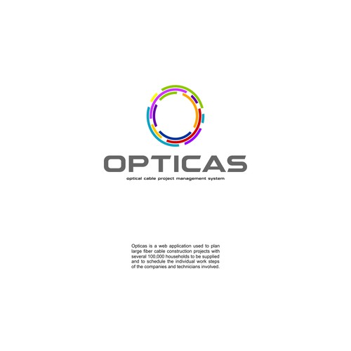 Logo for a web application to manage fiber cable construction projects Design by Insan_M