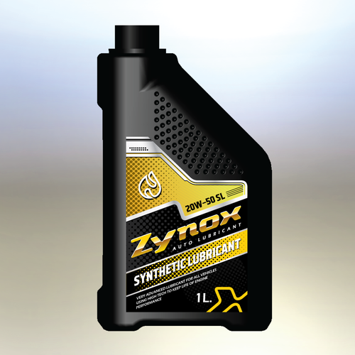 auto lubricant label design | strong , modern and powerful Design by DesignMoment