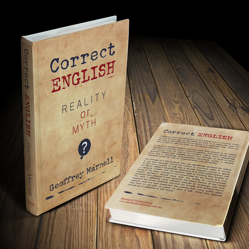 Create an attractive cover for a paperback book about language Design by Lola Evgenia