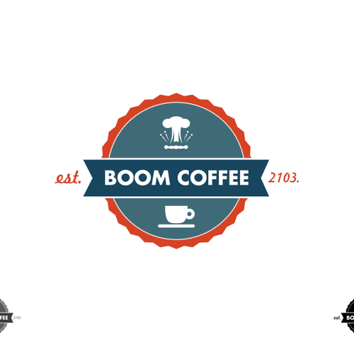 logo for Boom Coffee Diseño de Predrag Kezic