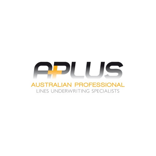 logo for APlus (Australian Professional Lines Underwriting SpecialistsP Design by MSC416
