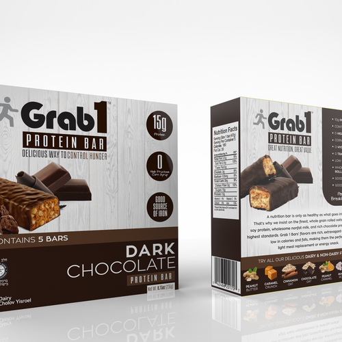 New box design fro Protein bars Design by Thebestbydesign