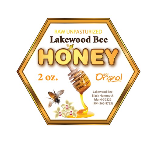 Lakewood Bee needs a new print or packaging design デザイン by Maamir24