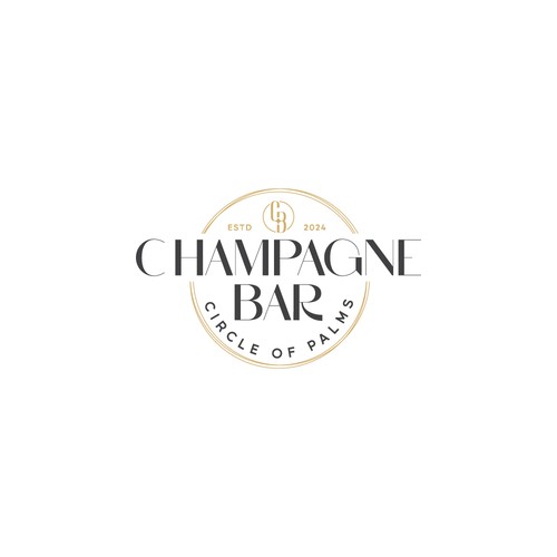 Luxury and modern Champagne Bar logo Design by TheLogo69