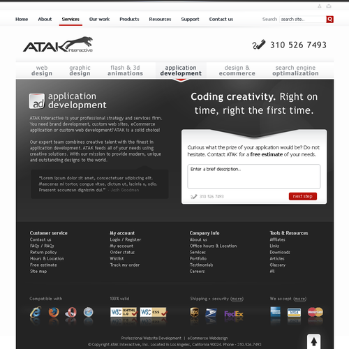 Interactive Services Agency Web Redesign - Award Winner Wanted Design by Netraam
