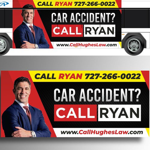 Bus Ad for Lawyer - Need diff styles Design réalisé par DezinDragonz