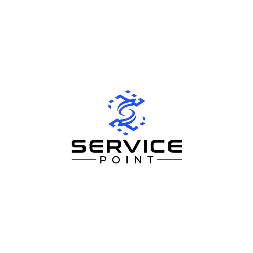 Service Point - Create New Logo and Brand Identity Design by Shanawas7