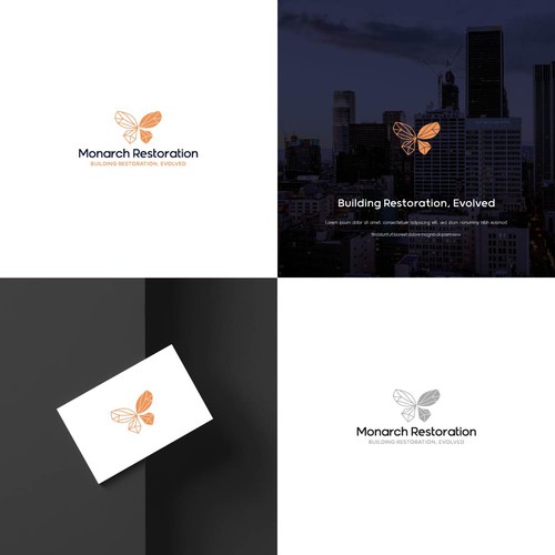 Design a modern clean logo package for a restoration company Design by Danny A