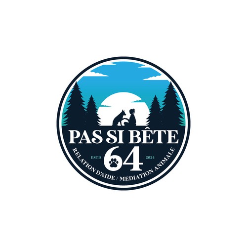 "pas si bête 64" winning Logo design